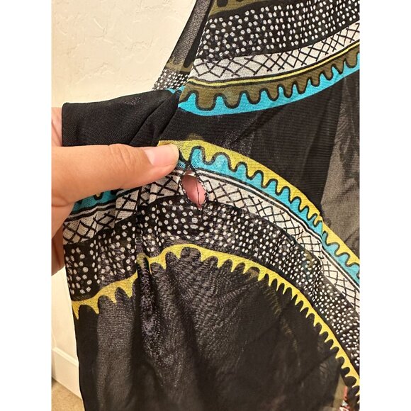 Y2K Vintage Apt 9 Womans Top Size 3X Boho Western Festival Sheer Mesh Grunge - Picture 10 of 12